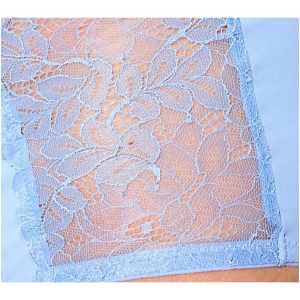 Breezies Hipster Briefs w/ Lace Trim 3-Pack Basic 1X BGE/WHT/BLK A634609 NEW - Picture 3 of 4